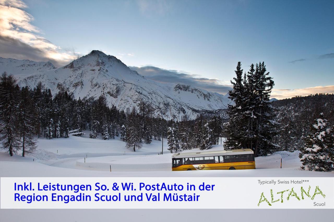 Typically Swiss Hotel Altana Scuol Esterno foto