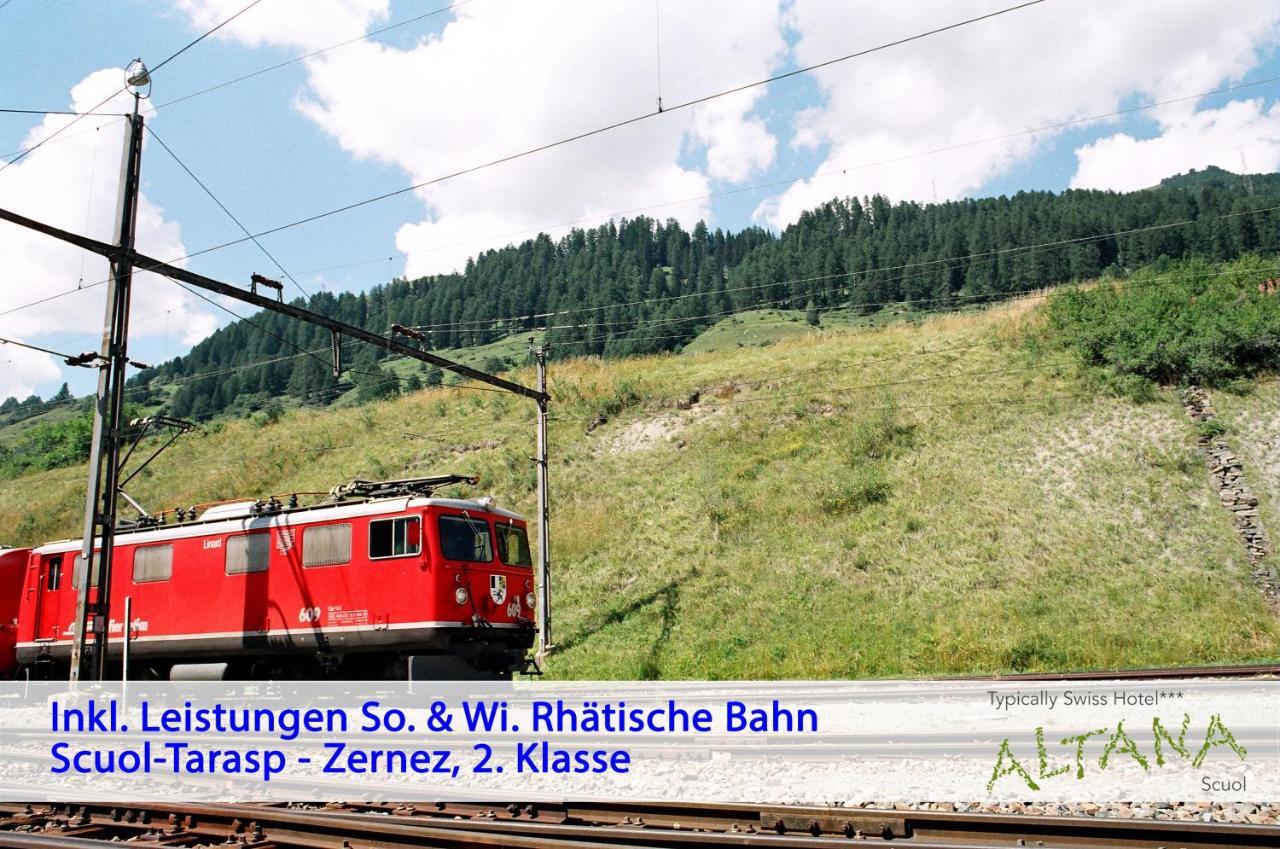 Typically Swiss Hotel Altana Scuol Esterno foto