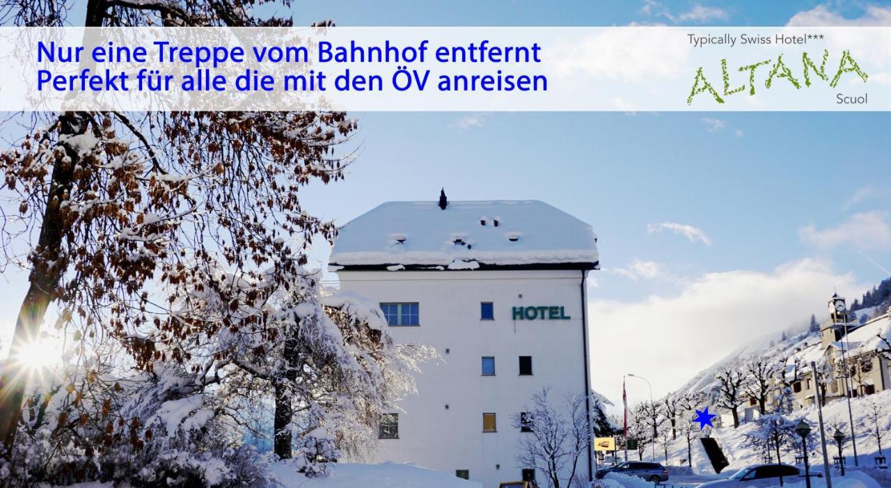 Typically Swiss Hotel Altana Scuol Esterno foto