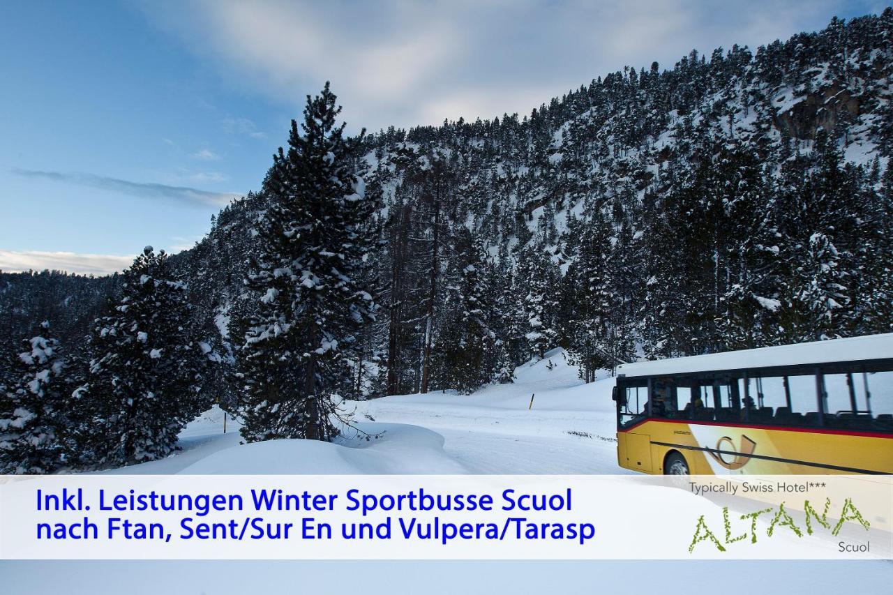 Typically Swiss Hotel Altana Scuol Esterno foto