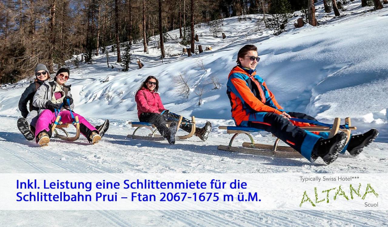 Typically Swiss Hotel Altana Scuol Esterno foto